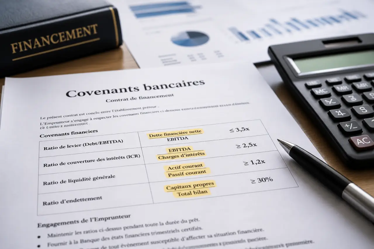 Covenants bancaires : anticiper les ratios pour préserver votre capacité d'emprunt