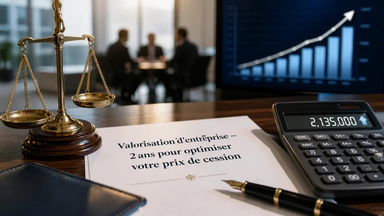 Valorisation d'entreprise : 2 ans pour optimiser votre prix de cession