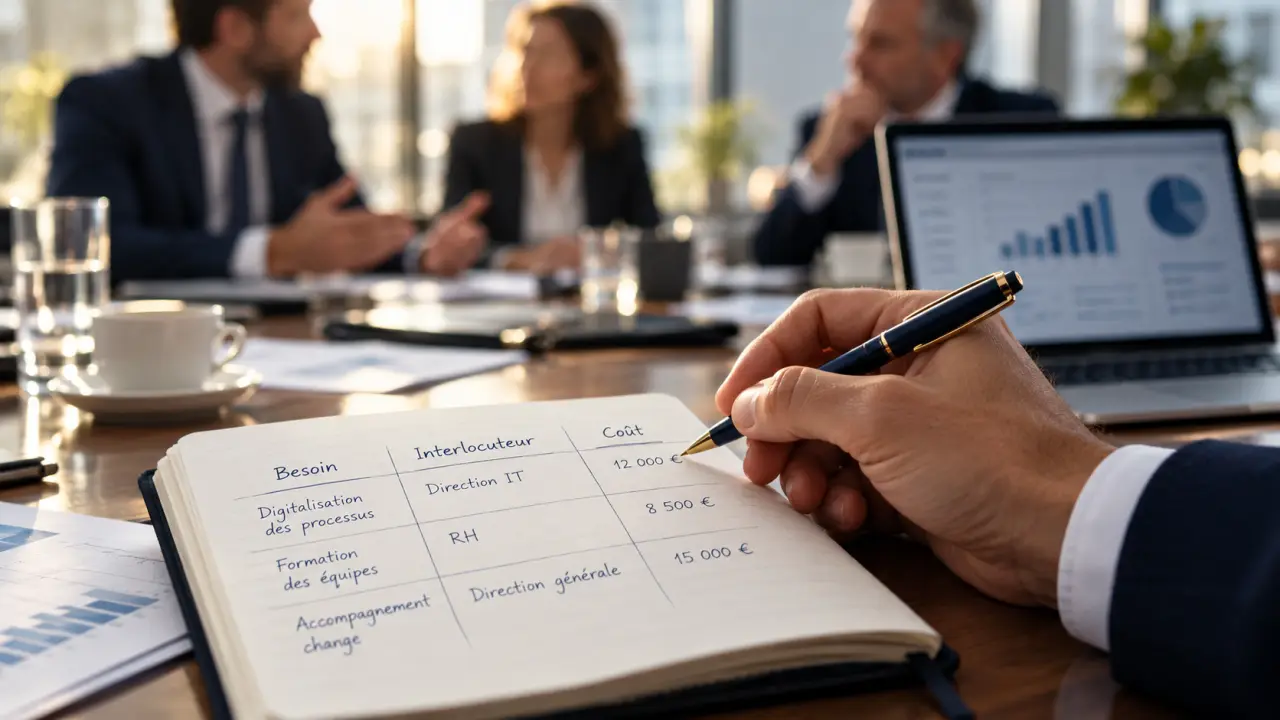 Quel conseiller en entreprise solliciter ? Besoin, interlocuteur et coût