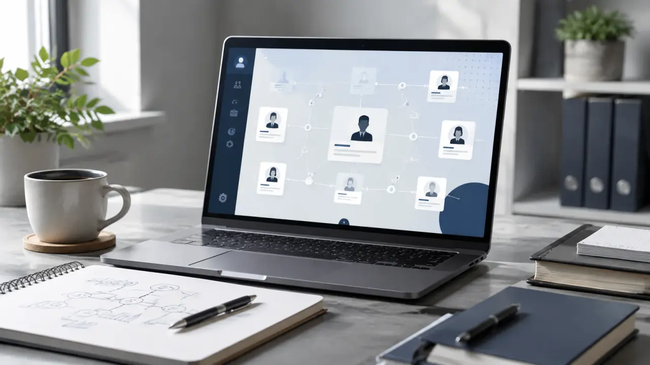 Illustration de stratégie LinkedIn et prospection B2B