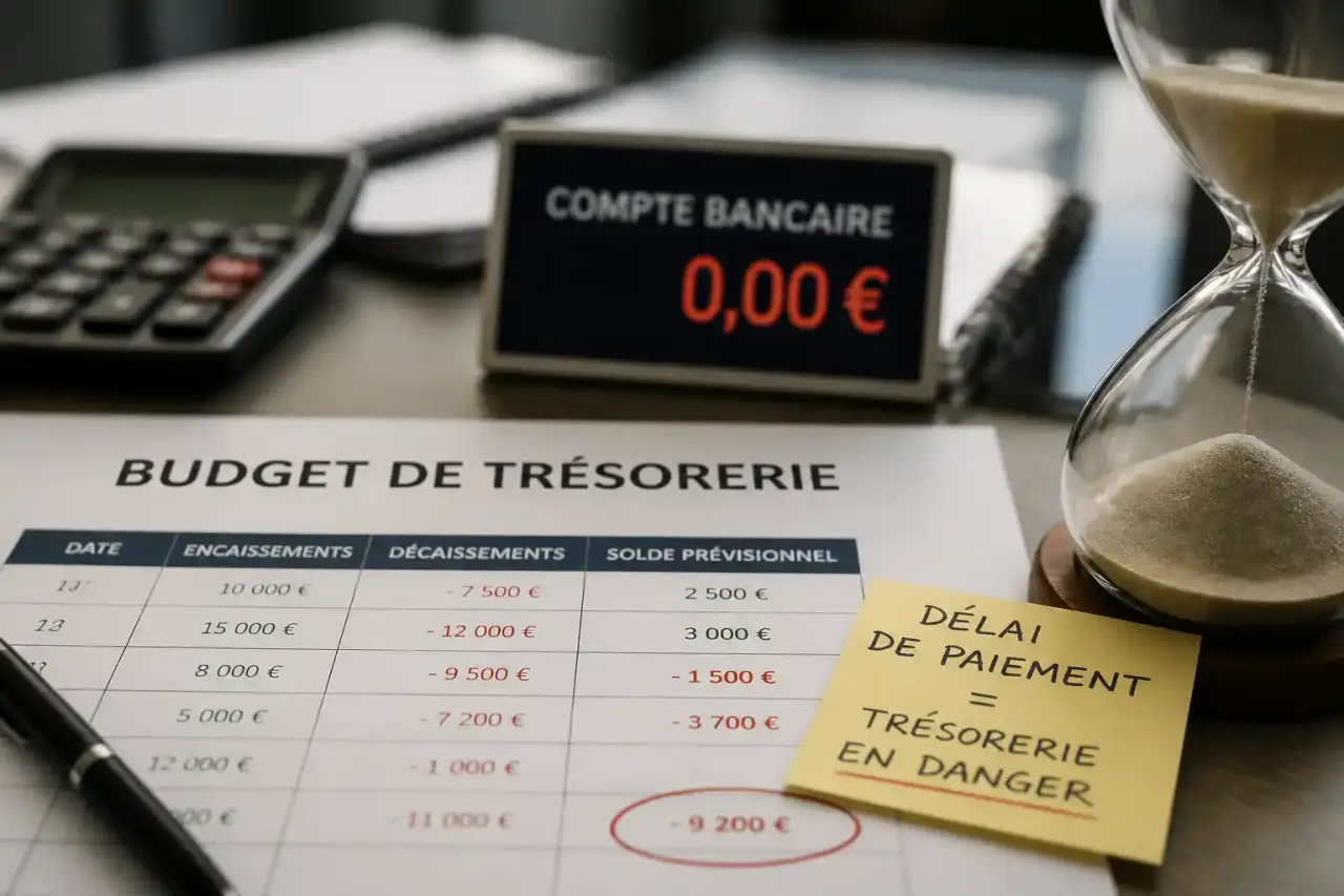 Budget de trésorerie : le délai de paiement qui peut vider le compte bancaire