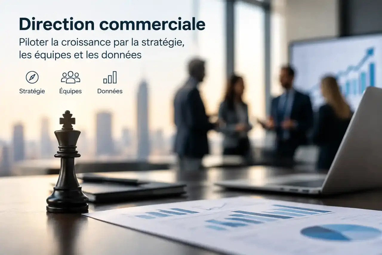 Direction commerciale : piloter la croissance par la stratégie, les équipes et les données