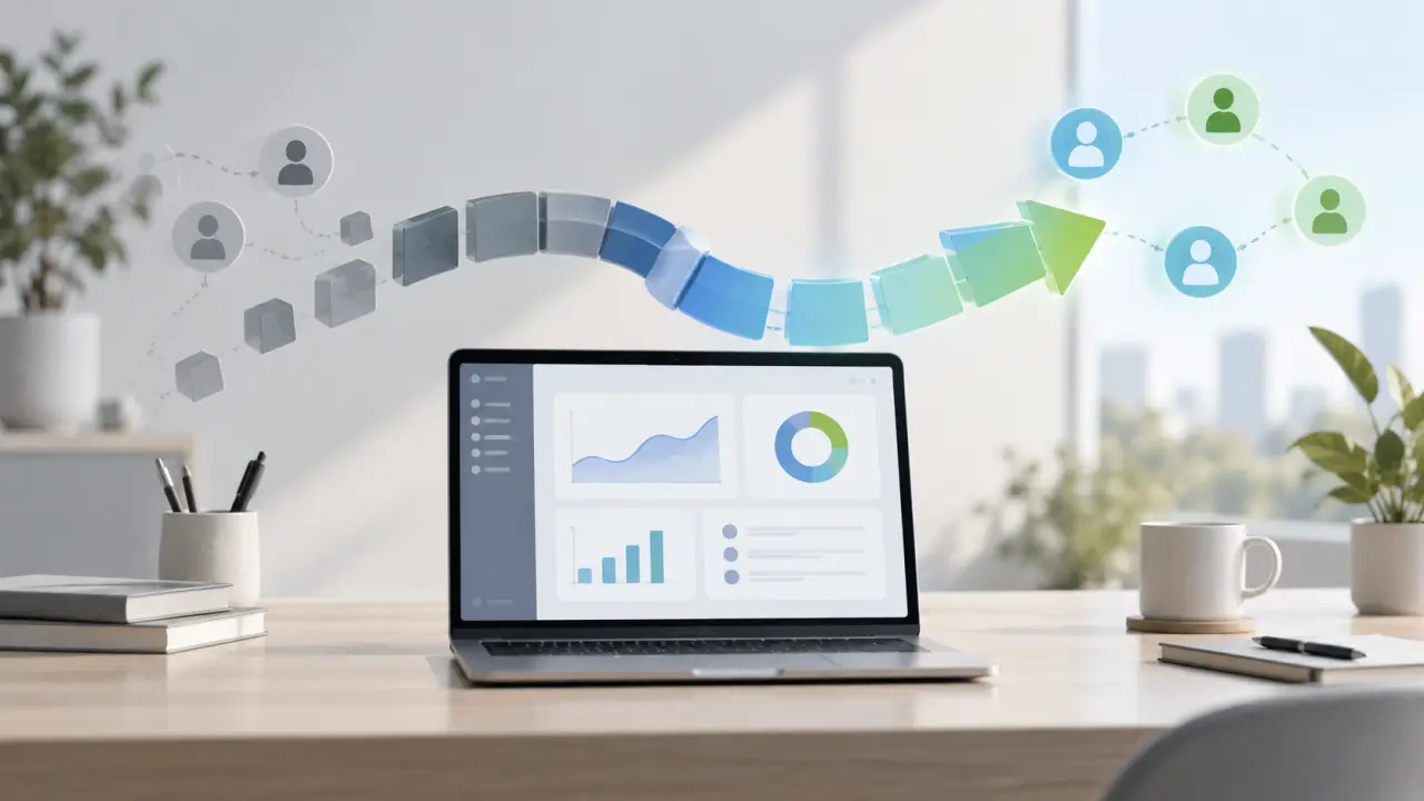 Équipe SaaS analysant des données commerciales et préparant un repositionnement