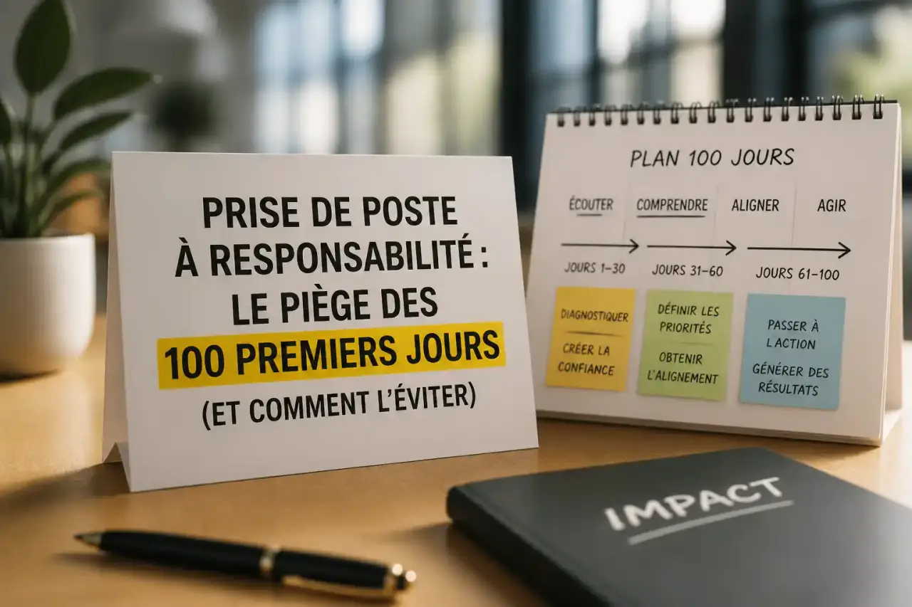 Prise de poste à responsabilité : le piège des 100 premiers jours (et comment l'éviter)