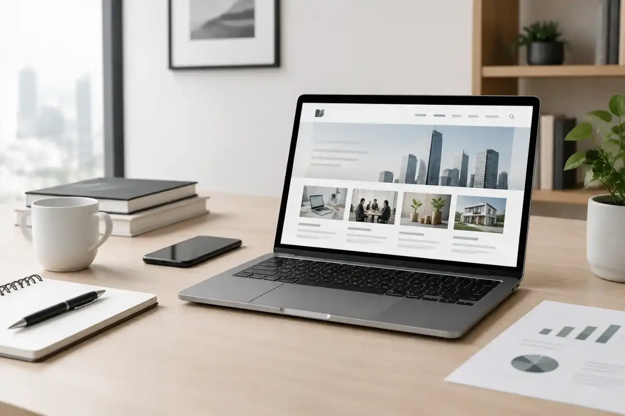 Équipe préparant le lancement d'un site internet B2B