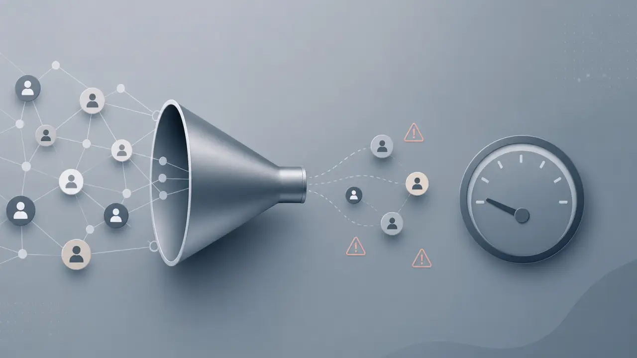 Illustration de prospection B2B et ciblage commercial